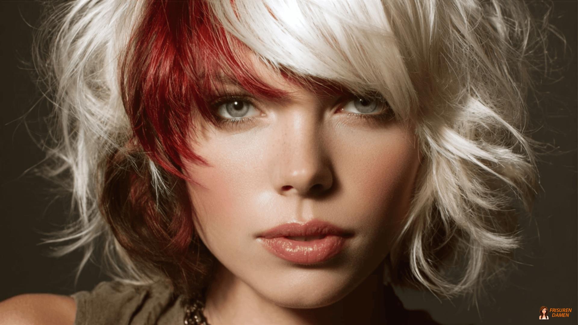 Zweifarbiger Shag für Frauen